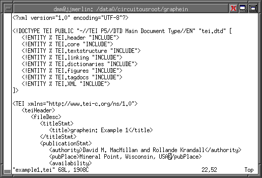 A Very Simple graphein Example: Input File