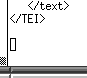 Traversal: TEI Root, Closing Tag