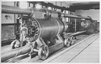 The 2,300,000-pound Emery testing machine in Washington, for making exhaustion tests of beams, girders, and other large metal structural components