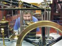 model of a McNaught compound beam engine at the Henry Ford Museum, 3