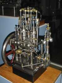 model of a table steam engine at the Henry Ford Museum, 2