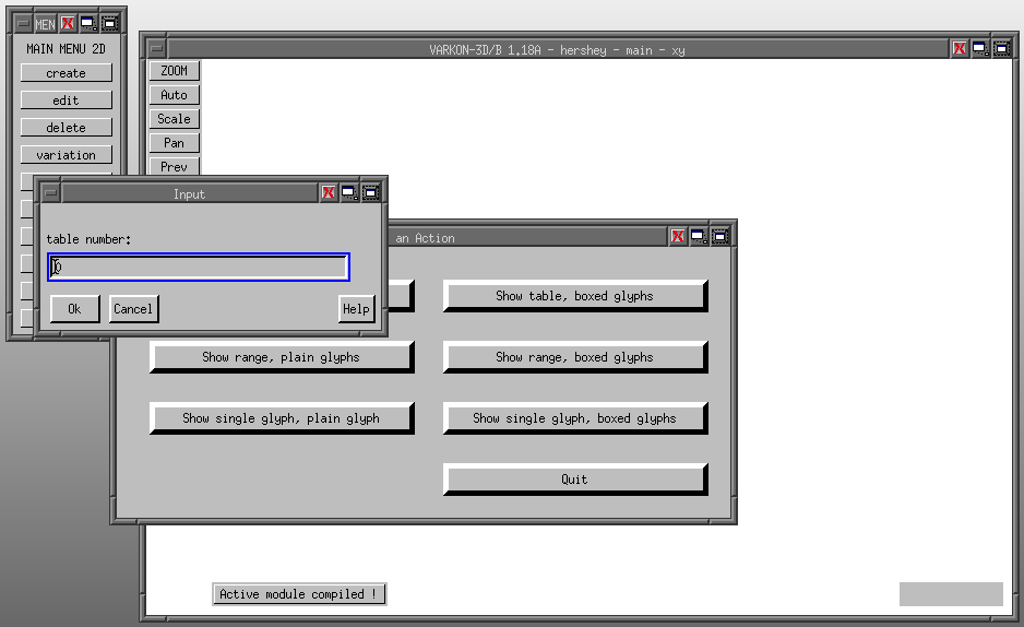 interactive selection window