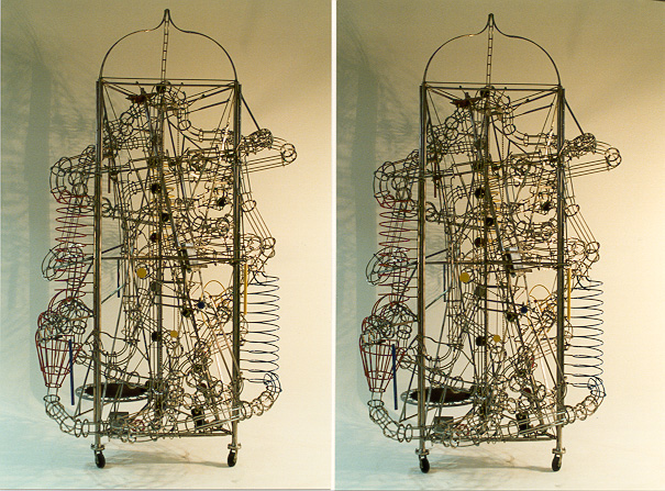Gravitram, Jeddah, Saudi Arabia, stereoscopic view