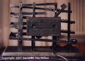 Arrow clock, back