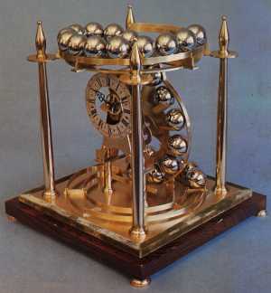 ball powered clock
